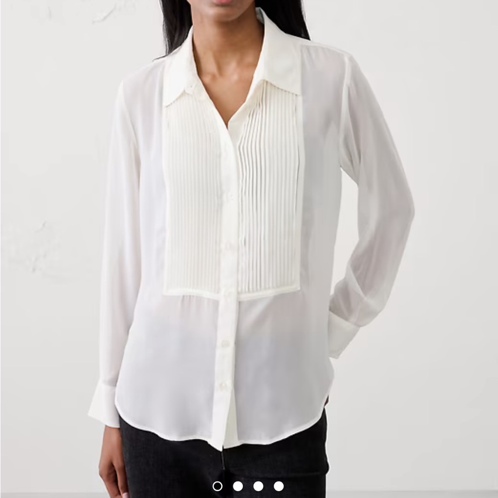 Banana Republic Tuxedo  Blouse